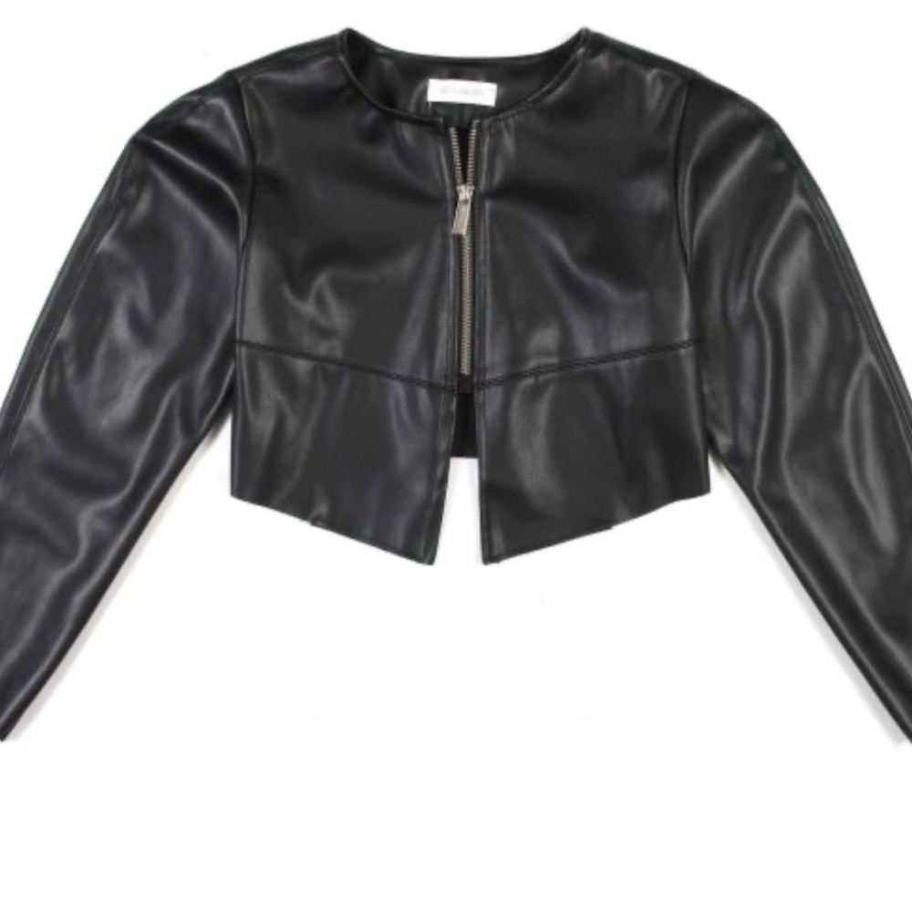 Annalise bomber leather jacket